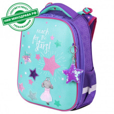 Ранец Brauberg Premium, 2 отделения,  Shining Stars, 38х29х16 см, 271353