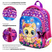Ранец Brauberg Quadro, 3 отделения,  Charming kitten, 37х28х18 см, 270602