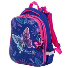 Ранец для девочек Brauberg Premium Beautiful Butterfly с брелоком 17 л 229901