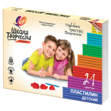 Пластилин детский Луч Школа Творчества 21 цвет 420 г 29С 1765-08
