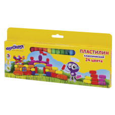 Пластилин классический Юнландик-Архитектор 24 цвета 480 г 105031 (6)