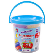 Пластилин в ведерке Подводный Мир 5 цветов 300 г 105860 (4)
