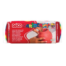 Паста (масса) для моделирования и лепки Carioca Deco терракотовая 500 г 30996/21