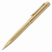 Ручка подарочная шариковая Galant Graven Gold корпус золотистый с гравировкой синяя 140466 (1)