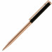Ручка подарочная шариковая Galant ASTRON корпус черный с золотом синяя 143525 (1)