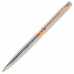 Ручка подарочная шариковая Galant NUANCE SILVER корп. серебристый розовое золото синяя 143520 (1)