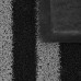 Коврик придверный пористый Vortex 40*60 черно-серые полосы 22408