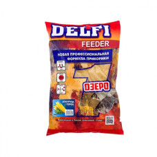 Прикормка Delfi Feeder Озеро 800г Кукуруза/Горох DFG-360