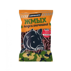 Жмых (макуха в гранулах Карпомания 4,8мм 1кг Клубника