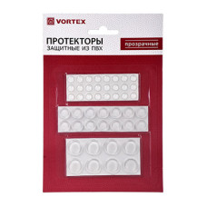 Протекторы защитные Vortex из ПВХ, d8 мм 24шт, d12 мм 14шт, d18 мм 8шт 24166
