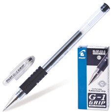 Ручка гелевая с грипом Pilot G-1 Grip 0,3 мм черная BLGP-G1-5/140197 (12)
