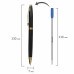Ручка подарочная шариковая Brauberg De Luxe Black линия 0,7 мм синяя 141411 (2)