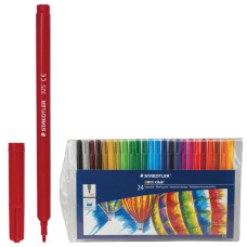 Фломастеры смываемые Staedtler Noris Club 24 цвета 325 WP24