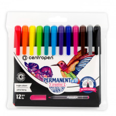 Маркеры для декорирования 12 ЦВЕТОВ CENTROPEN Creative 2 мм, 152044 (1)