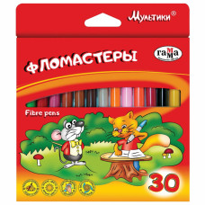Фломастеры Гамма Мультики 30 цветов 180319_08/151952 (2)