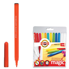 Фломастеры смываемые KOH-I-NOOR Magic 12 цветов 771612AB01TE/150898 (4)