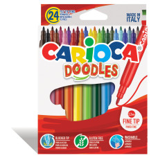Фломастеры суперсмываемые Carioca Doodles 24 цвета 42315/151919 (3)
