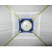 Зимняя палатка куб Следопыт 1,8*1,8 м Oxford 240D PU 2000 PF-TW-02/04 (белый/синий)