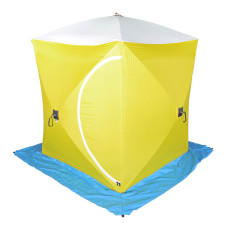 Палатка для зимней рыбалки Стэк Куб-1 трехслойная (дышащий верх)
