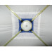 Зимняя палатка куб Следопыт 1,5*1,5 м Oxford 240D PU 2000 PF-TW-01/03 (белый/оранжевый)