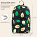Рюкзак Brauberg Dream с карманом для ноутбука эргономичный Avocado 42х26х14 см 270769 (1)