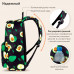 Рюкзак Brauberg Dream с карманом для ноутбука эргономичный Avocado 42х26х14 см 270769 (1)