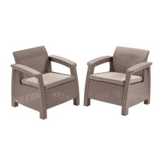 Кресла садовые Corfu II Duo 17197993C (2 шт)