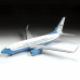 Сборная модель Звезда Авиалайнер пассажирский Боинг 737-700 С-40В (1:144) 7027