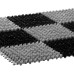 Грязезащитный коврик Vortex Травка 42х56 см черно-серый 23005