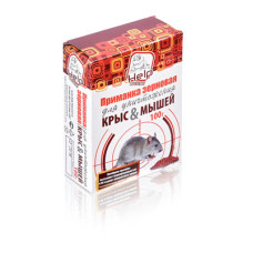 Приманка зерновая Help для уничтожения крыс и мышей 100 г 80262