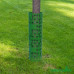 Защита стволов деревьев кустарников и цветов зелёный 35х21 см Z01