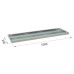 Полки к металлическому стеллажу Brabix MS/MS KD 100х30 см 2 шт (S241BR203102) (1)