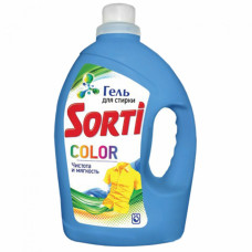 Гель для стирки 3 кг SORTI Color 608313 (1)