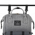 Рюкзак Brauberg Mommy крепления для коляски термокарманы серый 41x24x17 см 270818 (1)