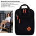 Рюкзак Brauberg Friendly молодежный черный 37х26х13 см 270089 (1)