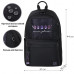 Рюкзак Brauberg Fashion City потайной карман, Moon, черный, 44х31х16 см, 270807
