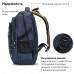 Рюкзак Brauberg Titanium синий желтые вставки 45х28х18см 270768 (1)
