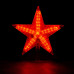 Верхушка на елку светодиодная для дома Vegas Звезда 30 красных LED, 3м, 20х20 см, 220V 55086