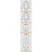 Лосины GUAHOO Outdoor Mid-Weight 351-P/BK (2XL)