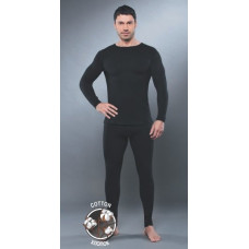 Рубашка с дл.рукавом GUAHOO Health Warm 650-S/BK (S)