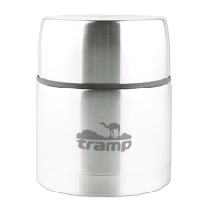 Термос с широким горлом 1л. Tramp TRC-079 (серый)
