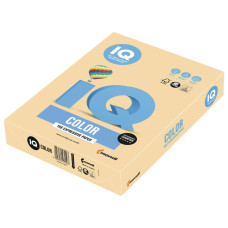 Бумага цветная для принтера IQ Color А4, 160 г/м2, 250 листов, золотистая, GO22