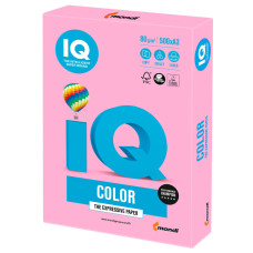 Бумага цветная для принтера IQ Color А3, 80 г/м, 500 листов, розовая, NEOPI