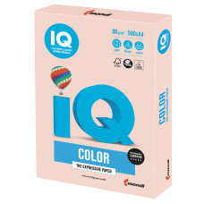 Бумага цветная для принтера IQ Color А4, 80 г/м2, 500 листов, темно-кремовая, SA24