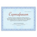 Сертификат-бумага для лазерной печати Brauberg А4 115 г/м2  25 листов голубая сеточка 122618 (1)