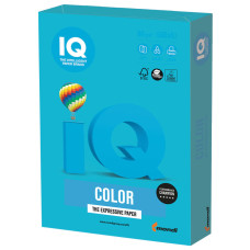 Бумага цветная для принтера IQ Сolor А3, 80 г/м2, 500 листов, светло-синяя, AB48