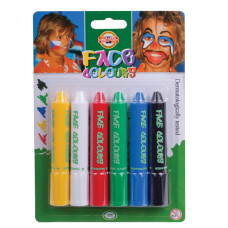 Грим для лица KOH-I-NOOR 6 цветов 4610006001BL