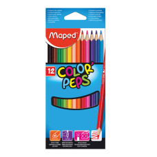 Карандаши цветные трехгранные Maped Color'Peps 12 цветов 183212 (3)