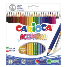 Карандаши цветные акварельные Carioca Acquarell 24 цвета 42858
