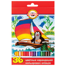 Карандаши цветные KOH-I-NOOR Крот 3,2 мм 36 цветов 3655036026KSRV
